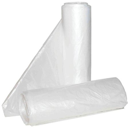 ALUF PLASTICS HiLene AntiMicrobial Coreless Can Liner, 33 gal Capacity, HDPE, Clear HCR-334016C